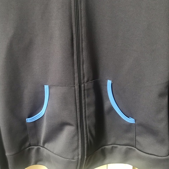 Grey and Blue Workout Jacket - Picture 2 of 7